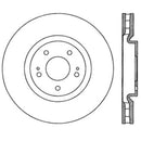 StopTech Power Slot 03-06 Evo 8 & 9 Slotted Left Front Rotor-1