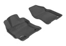 3D MAXpider 2004-2009 Toyota Prius Kagu 1st Row Floormat - Black-1