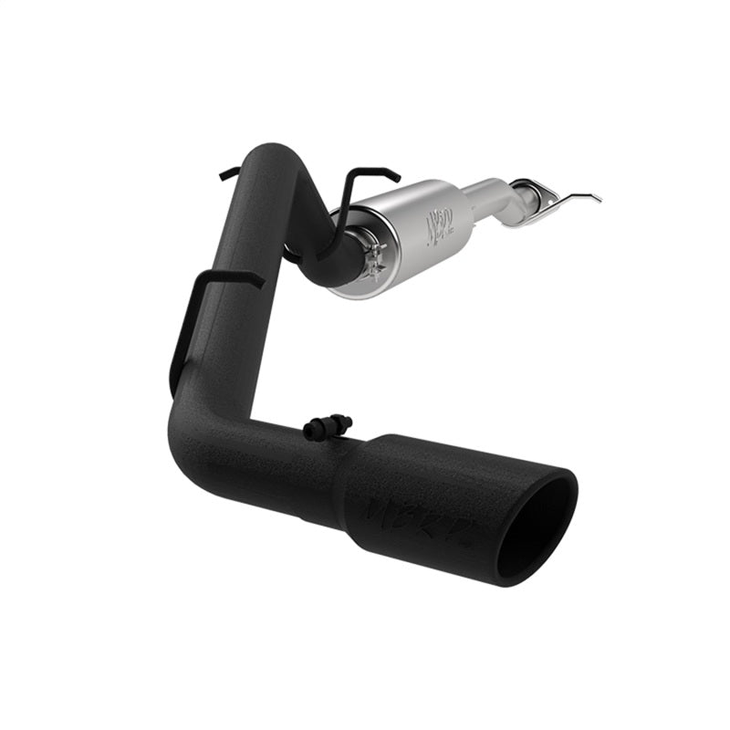 MBRP 17+ Chevrolet Colorado 2.5L/3.6L 3in Cat Back Single Side Exit w/ 4in Tip - Back Coated - 0