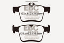 EBC 14+ Audi A3 1.8 Turbo (w/Electronic Parking Brake) Greenstuff Rear Brake Pads-2