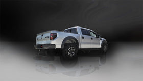 Corsa 2011-2014 Ford F-150 Raptor 6.2L V8 Black Sport Cat-Back Exhaust - 0