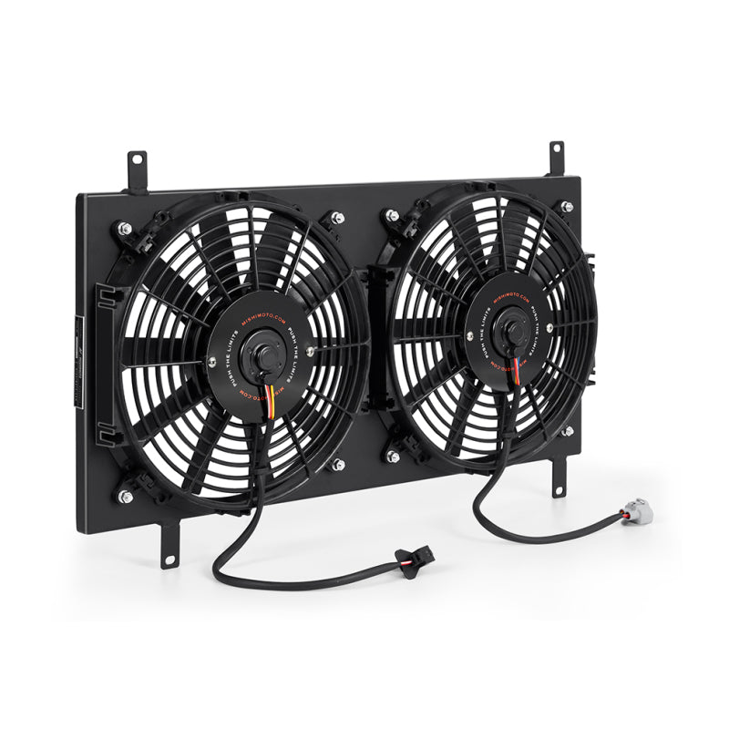 Mishimoto 90-97 Mazda Miata Aluminum Fan Shroud Kit - Black - 0