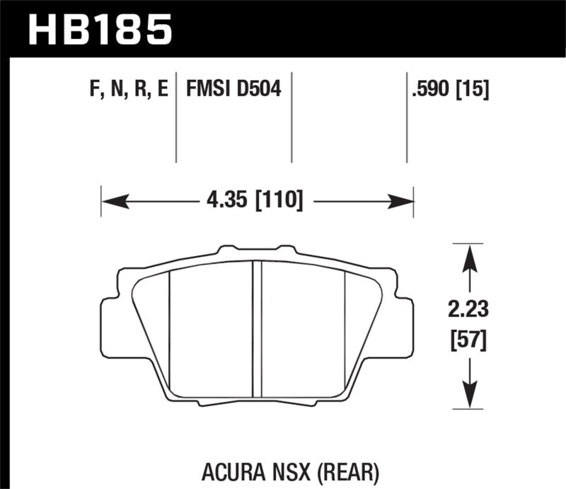 Hawk HPS Street Brake Pads - 0