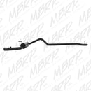 MBRP 12 Jeep Wrangler/ Rubicon 3.6L Cat Back Single Rear Exit Black Exhaust-5