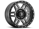 ICON Six Speed 17x8.5 5x150 25mm Offset 5.75in BS 116.5mm Bore Gun Metal Wheel-1