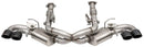 Corsa 20-25 Corvette C8 3in Valved Cat-Back 4.5in Blk Quad Tips Fits Factory Perf Exhaust DeletesAFM-5