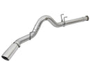 aFe ATLAS 5in DPF-Back Alum Steel Exhaust System w/Polished Tip 2017 Ford Diesel Trucks V8-6.7L (td)-3