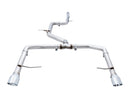 AWE Tuning 18-21 Volkswagen Jetta GLI Mk7 Track Edition Exhaust - Chrome Silver Tips (Fits OEM DP)-2