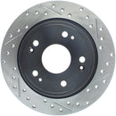 StopTech 09-10 Acura TSX / 08-10 Honda Accord Coupe/05-10 Sedan Left Rear Slotted & Drilled Rotor-1