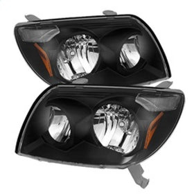 xTune Toyota 4Runner 03-05 Crystal Headlights Black HD-JH-T4R03-AM-BK