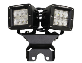 Go Rhino 18-20 Jeep Wrangler JL/JLU Light Mount - One or Two 3in Cubes - 0
