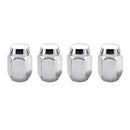 McGard Hex Lug Nut (Cone Seat) M12X1.25 / 13/16 Hex / 1.28in. Length (4-Pack) - Chrome-6