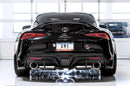 AWE Tuning 2020 Toyota Supra A90 Non-Resonated Touring Edition Exhaust - 5in Chrome Silver Tips-2