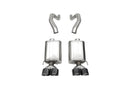 Corsa 06-13 Chevy Corvette C6 Z06 7.0L / 09-13 ZR1 6.2L Black PVD AxleBack Exhaust w/4.5in Twin Tips-1