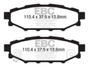 EBC 12+ Subaru BRZ 2.0 (solid rear rotors) Redstuff Rear Brake Pads-1