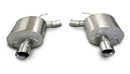 Corsa 2009-2014 Cadillac CTS Sedan V 6.2L V8 Polished Sport Axle-Back Exhaust-2