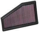 K&N 2019 Jeep Cherokee L4-2.4L V6-3.2L F/I Replacement Drop In Air Filter-2