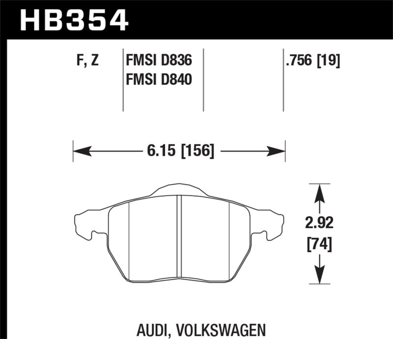 Hawk HPS Street Brake Pads - 0