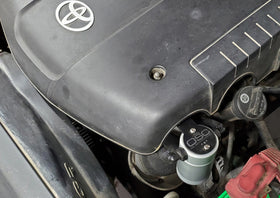 J&L 05-23 Toyota 4Runner 4.0L Driver Side Oil Separator 3.0 - Clear Anodized - 0