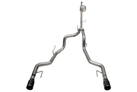 Corsa 2022-2025 Ford F-150 SuperCrew/5.5ft Bed 5.0L V8 Xtreme Cat-Back Dual Rear Exit-Black PVD