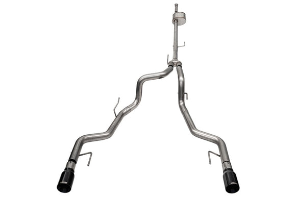 Corsa 2022-2025 Ford F-150 SuperCrew/5.5ft Bed 5.0L V8 Xtreme Cat-Back Dual Rear Exit-Black PVD