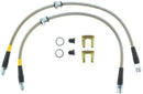 StopTech 08-13 BMW 335i xDrive Stainless Steel Front Brake Lines-4