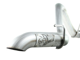 aFe MACHForce XP Exhausts Cat-Back SS-409 EXH Jeep Wrangler TJ 97-06 I6-4.0L HT - 2.5 In. - 0