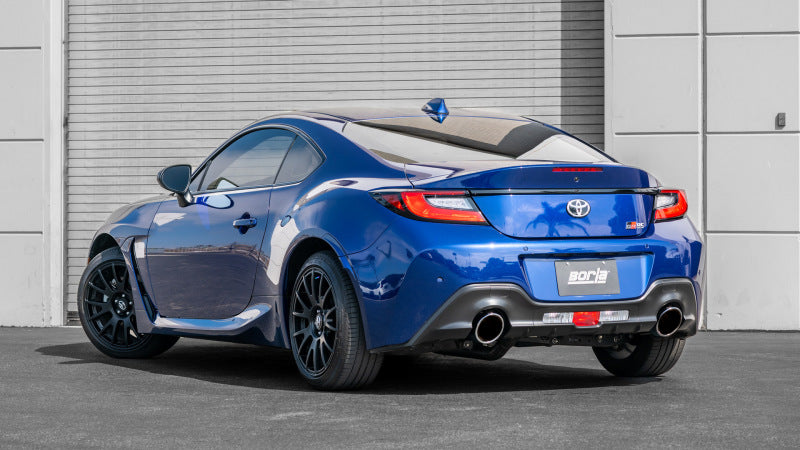 Borla 22-23 Subaru BRZ/Toyota GR86 2.4L RWD AT/MT ATAK Catback Exhaust - Polished Tips - 0