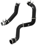 aFe BladeRunner Black 3in Aluminum Charge Pipe Kit 20-21 GM Diesel Trucks V8-6.6L (td) L5P-1