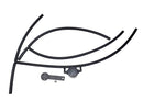 J&amp;L 16-24 Nissan Titan 5.6L Passenger Side Oil Separator 3.0 - Black Anodized-1