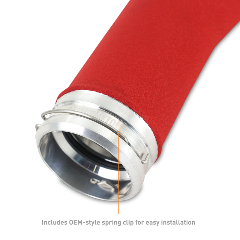 Mishimoto 2022+ Subaru WRX Charge Pipe - Wrinkle Red - 0