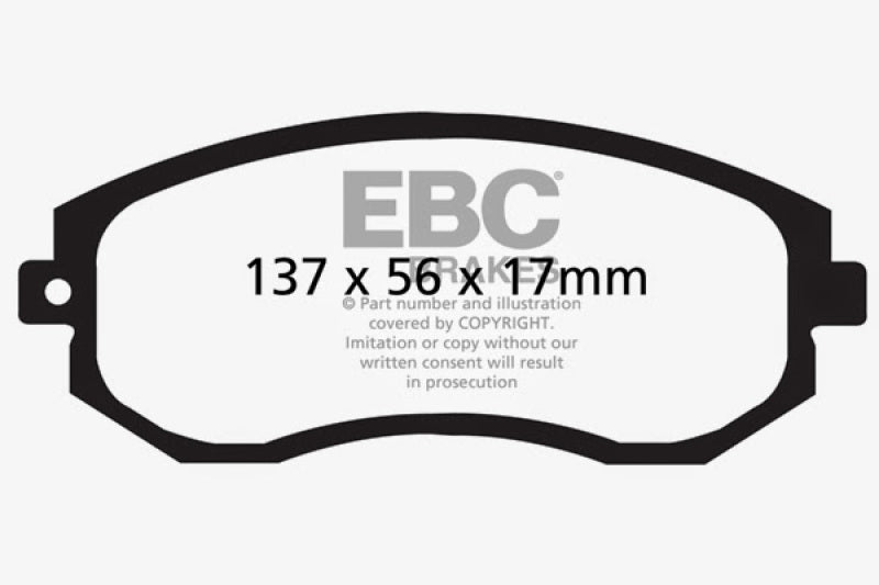 EBC 12+ Scion FR-S 2 Greenstuff Front Brake Pads - 0