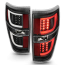 ANZO 2009-2013 Ford F-150 LED Taillights Black-8