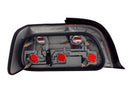 ANZO 1992-1998 BMW 3 Series E36 Coupe/Convertible Taillights Red/Clear-3