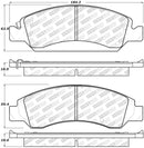 StopTech Street Select Brake Pads - Front/Rear-1