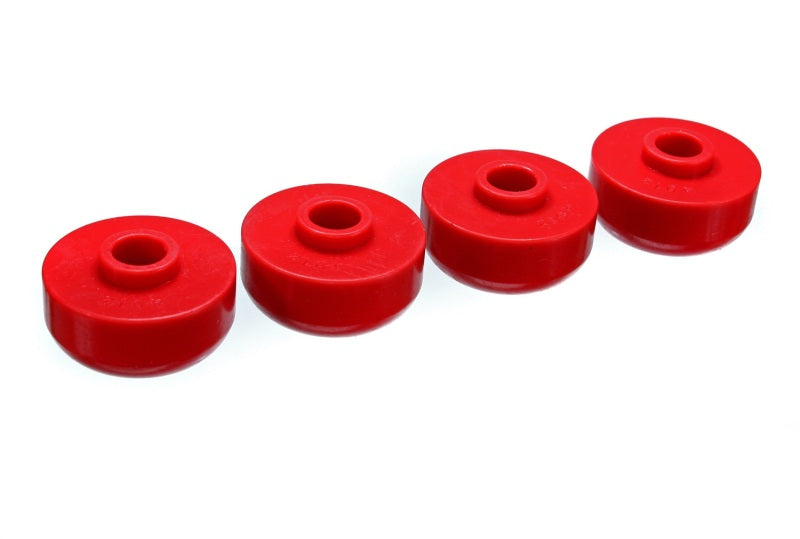 Energy Suspension 63-82 Chevrolet Corvette Red Rear Leaf Spring Bushing Set - 0