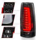 ANZO 1999-2000 Cadillac Escalade LED Taillights Black Housing Clear Lens Pair-3
