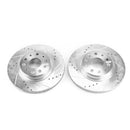 Power Stop 2018 Jeep Wrangler Front Evolution Drilled & Slotted Rotors - Pair-1