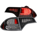 ANZO 2006-2011 Honda Civic LED Taillights Black-1