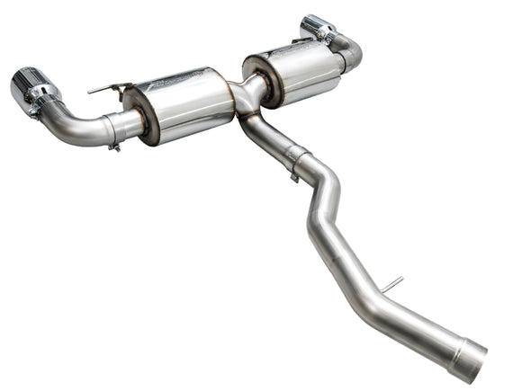 AWE Tuning 19-23 BMW 330i / 21-23 BMW 430i Base G2X Touring Axle-Back Exhaust - Chrome Silver