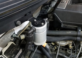 J&L 11-14 Ford F-150/Ford F-150 Raptor 6.2L Passenger Side Oil Separator 3.0 - Clear Anodized - 0