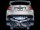 AWE Tuning Subaru STI VA / WRX GV / STI GV Sedan Touring Edition Exhaust - Chrome Silver Tip (102mm)-4