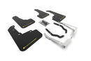 Rally Armor 18-23 Subaru Crosstrek Black UR Mud Flap w/Yellow Pearl Logo-1