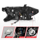 ANZO 16-22 Toyota Tacoma LED Projector Headlights w/ Light Bar Sequential Black Housing w/Initiation-3