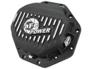 AFE Rear Differential Cover (Black Machined; Pro Series); Dodge/RAM 94-14 Corporate 9.25 (12-Bolt)-1