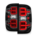 ANZO 15-19 Chevy Silverado 2500HD/3500HD (Halgn Only) LED Tail Lights w/Black Light Bar & Clear Lens-5
