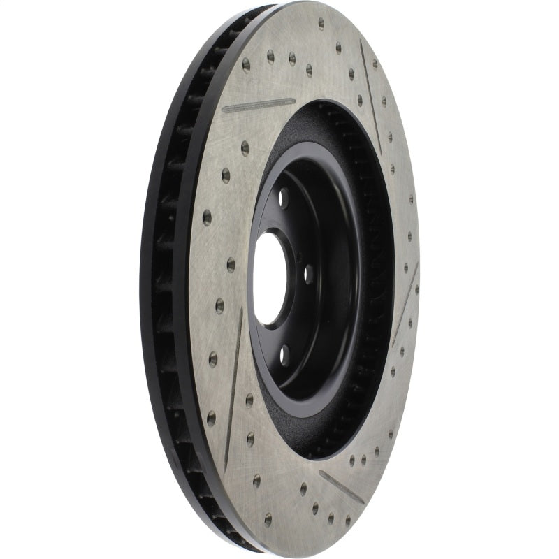 StopTech 13-18 Lexus GS350 Slotted & Drilled Front Right Rotor - 0