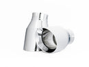 AWE Tuning Audi B9 A4 Touring Edition Exhaust Dual Outlet - Chrome Silver Tips (Includes DP)-5