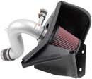 K&N 69 Series Typhoon Performance 13 Chrysler/Dodge 200/Avenger 2.4L Silver Cold Air Intake Kit-1