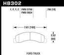 Hawk LTS Street Brake Pads-1